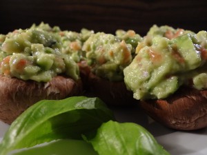 Gefüllte Champignons