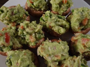 Gefüllte Champignons