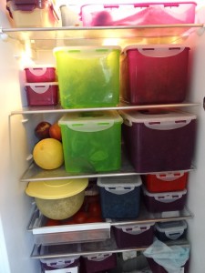 Der Kühlschrank der Rohkostlady