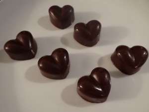 Schokoladenpralinen mit Gojibeeren